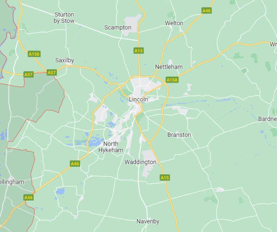 Lincoln map Lincoln map