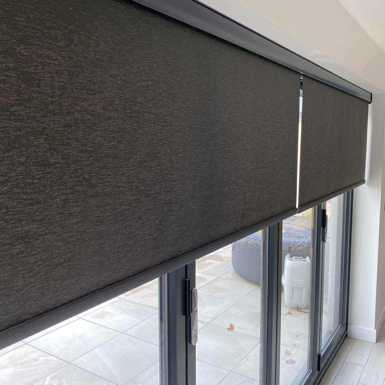 Bifold roller blinds