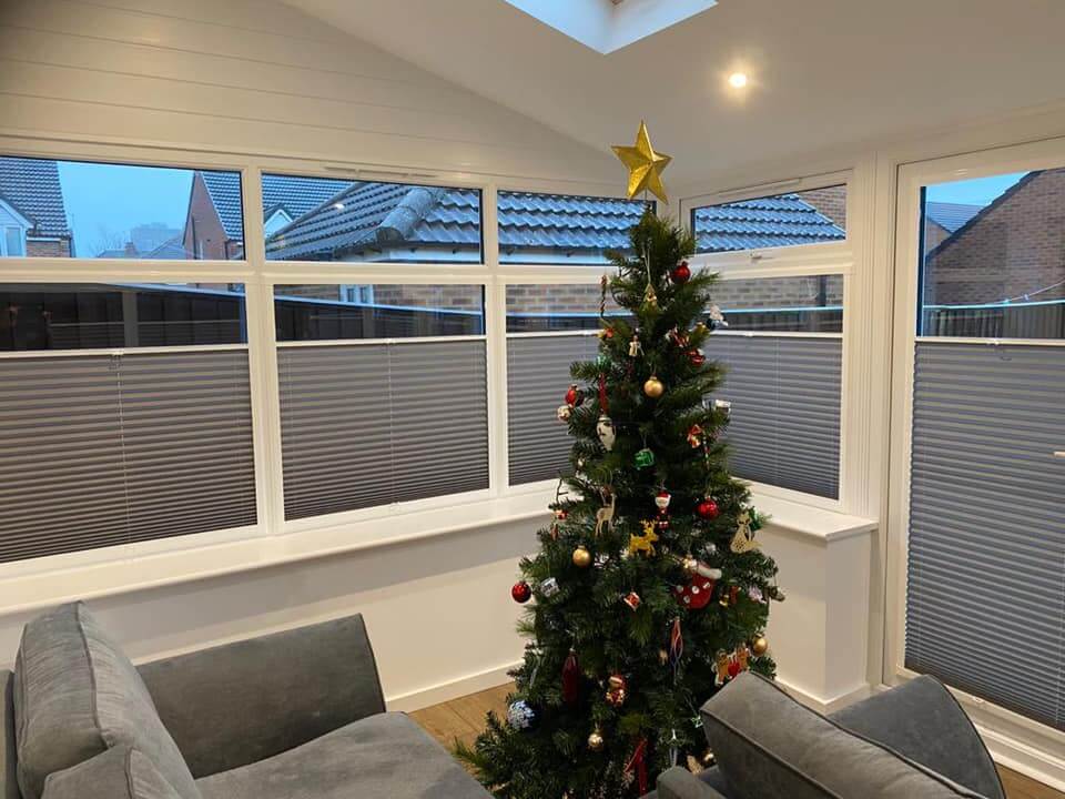 Christmas conservatory blinds