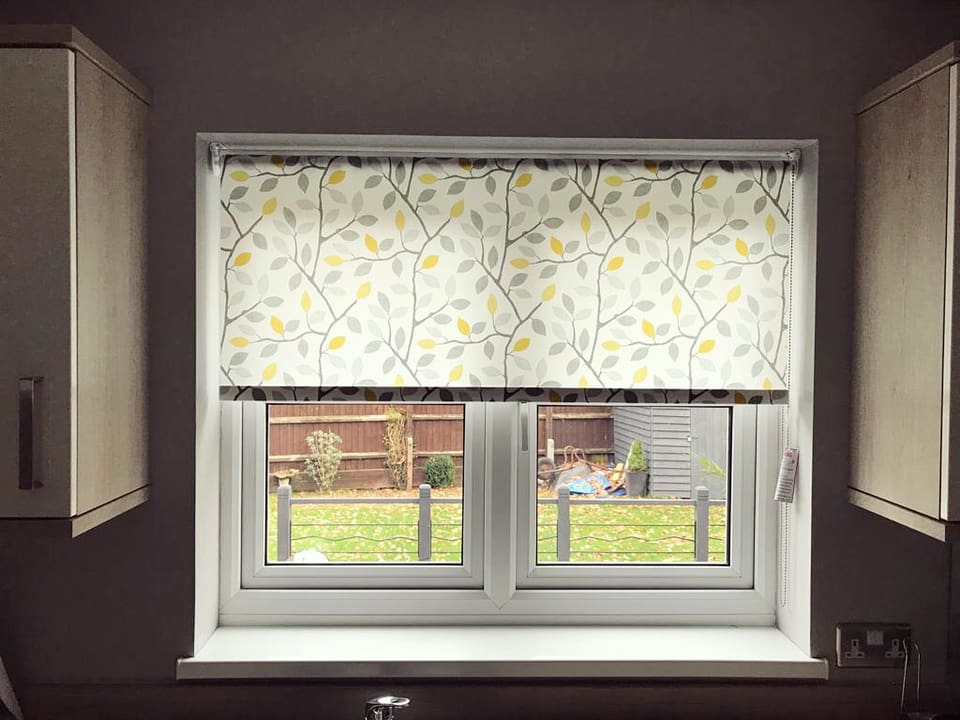 Kitchen roller blinds