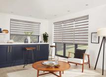 Parma pebble vision blinds in kitchen